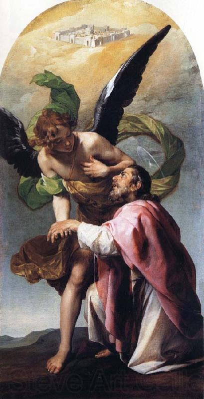 Cano, Alonso St.Fohn the Evangelist's Vision of the Heavenly Ferusale Spain oil painting art